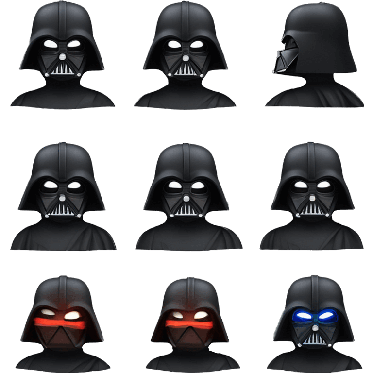 Darth Vader themed sporty Batman car  emoji