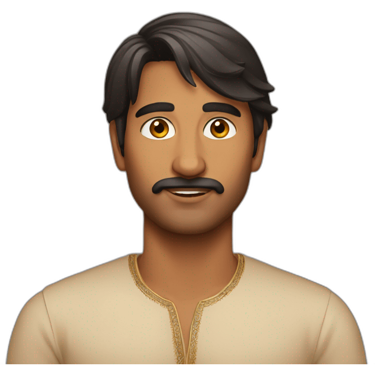 Indian look Handsome man emoji