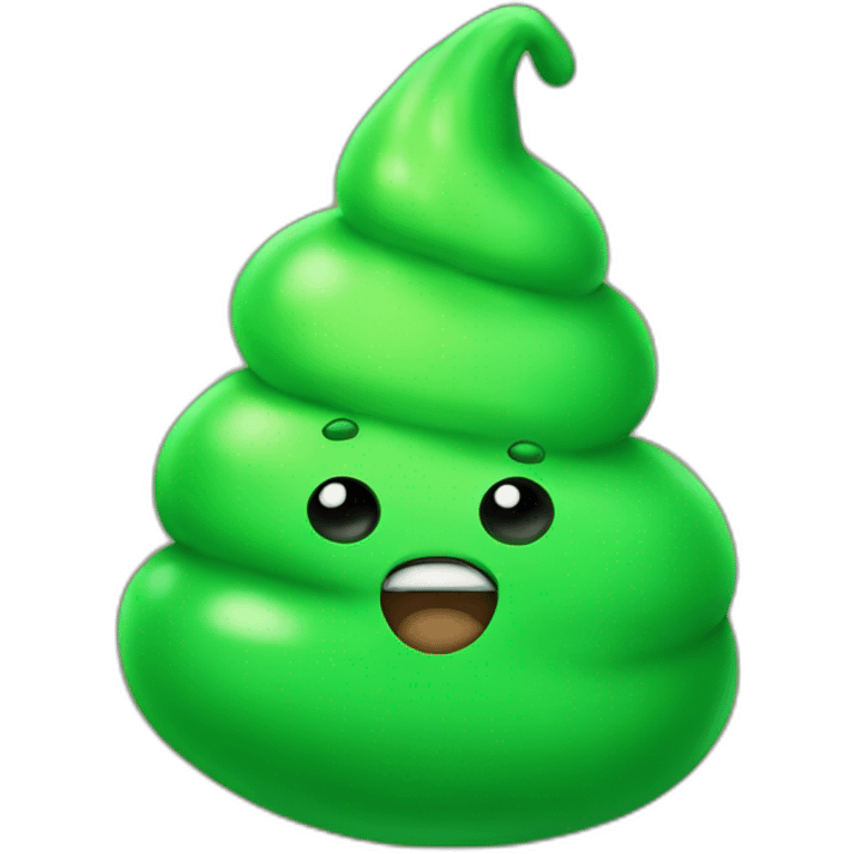 Green poop emoji