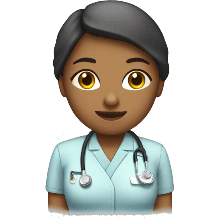  Female physiotherapist assistant without stethoscope emoji