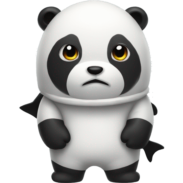 Fish in a panda suit  emoji