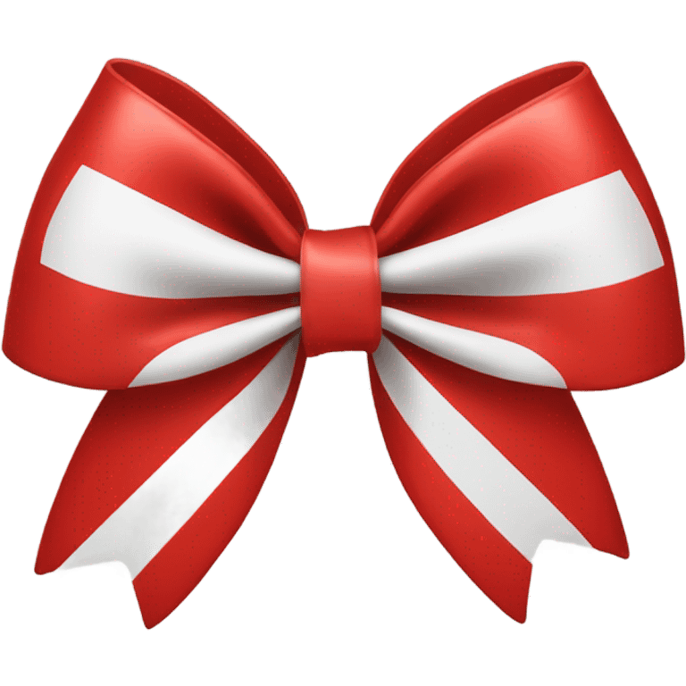 red cheer bow emoji