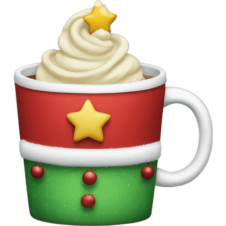 Christmas cup emoji