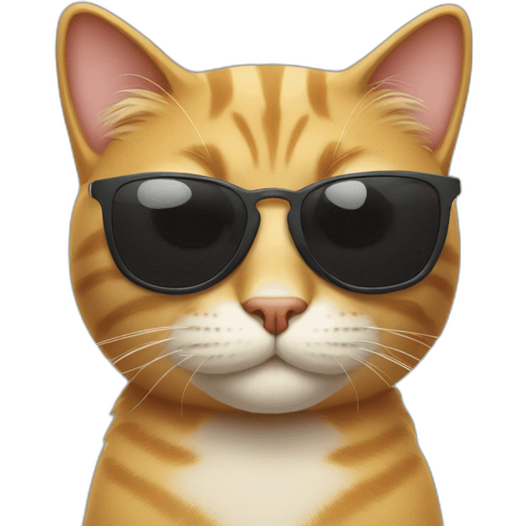 smirking cat wearing sunglasses emoji