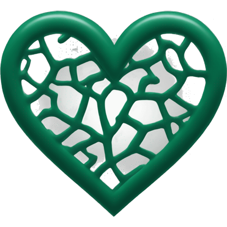 Heart dark green emoji