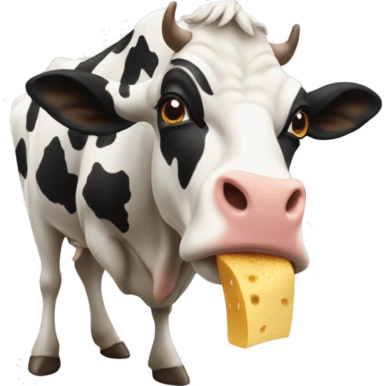 cow eating emoji