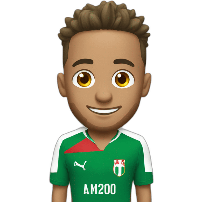 Neymar qui porte un maillot de l'Algérie emoji