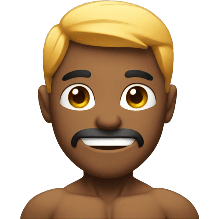 Muscular anthropomorphic character  emoji