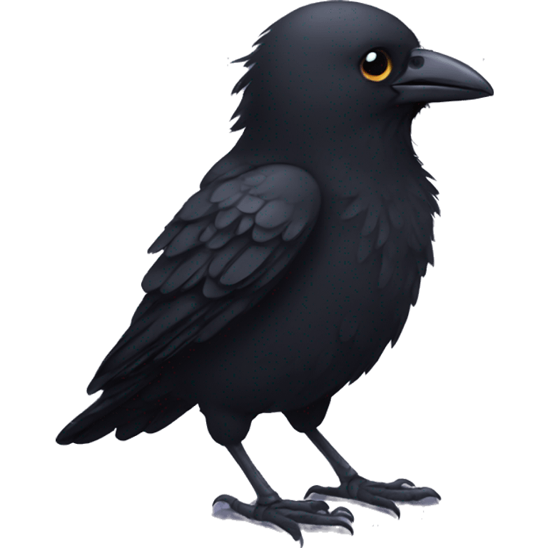 baby crow emoji