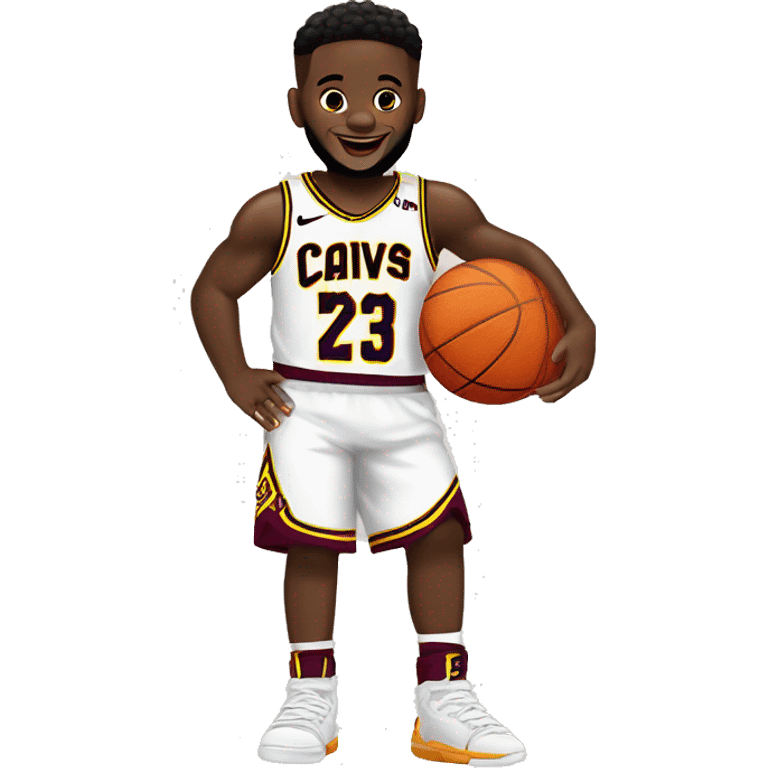 lebron james son bronny james with basketball outfit emoji