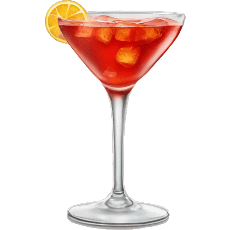 Campari Spritz cocktail  emoji