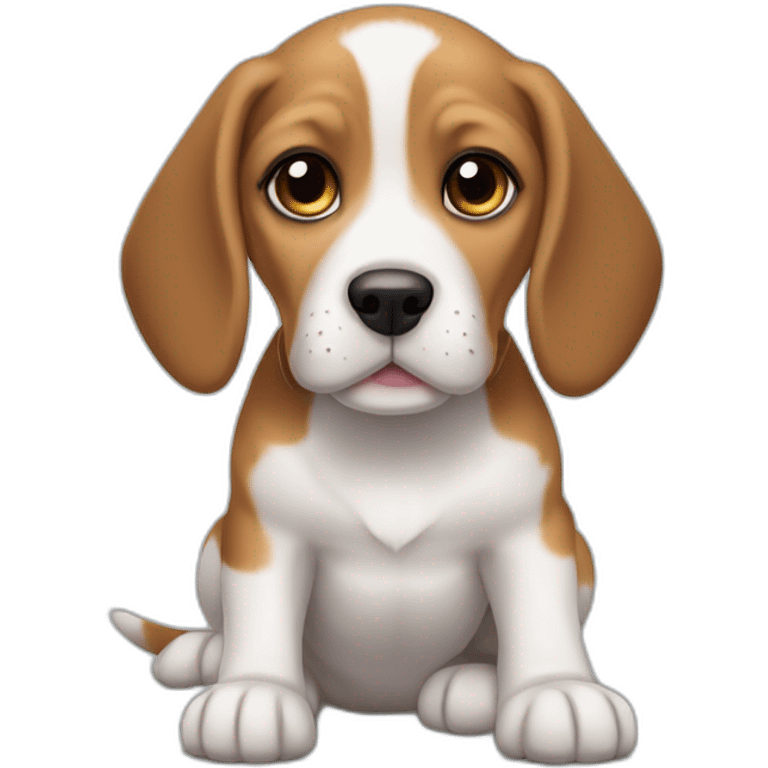 bébé chienne beagle emoji