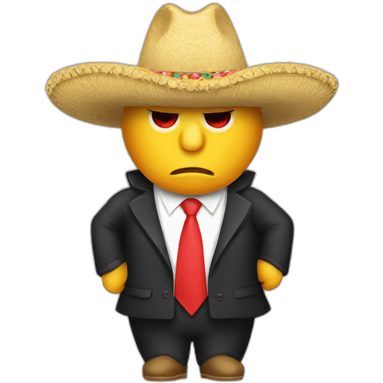 Donald trump wear a sombrero emoji