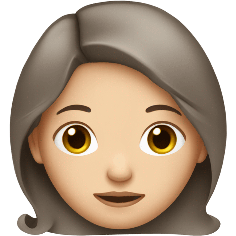 Pregnant white brunette  emoji