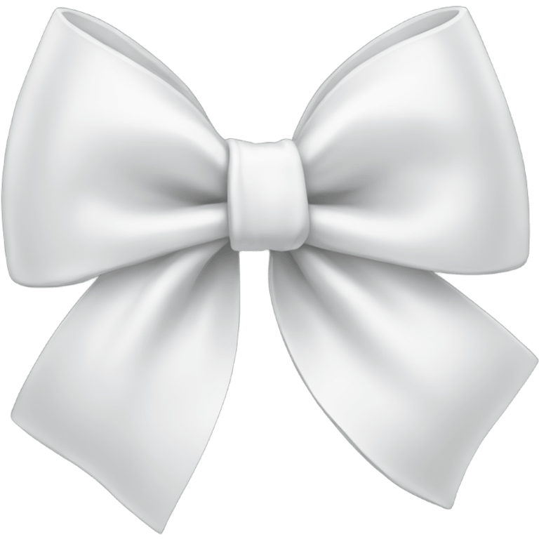 white bow emoji