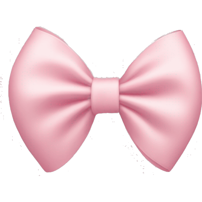 light pink bow on light pink bow emoji