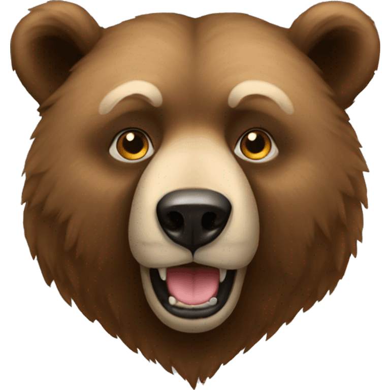 The Russian bear is rich emoji