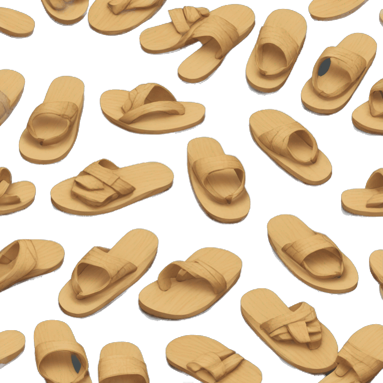 japanese wooden sandals emoji