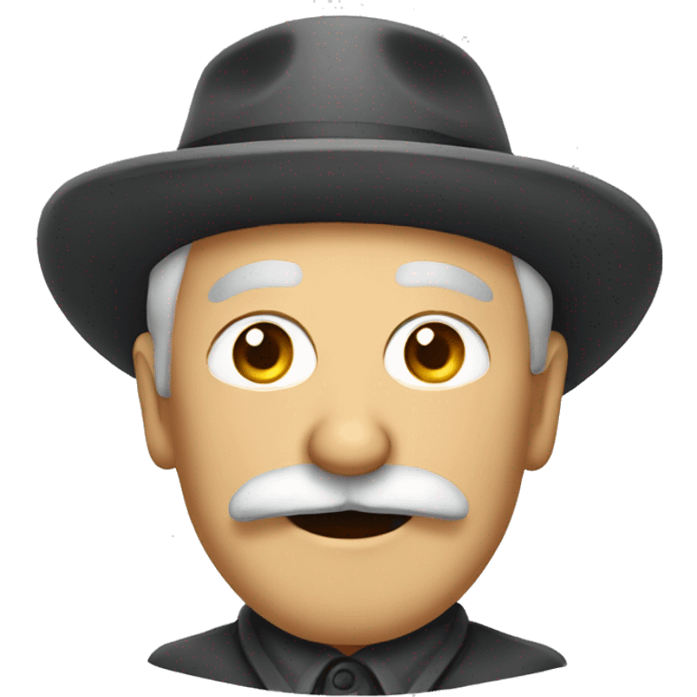 old man with mustaches emoji