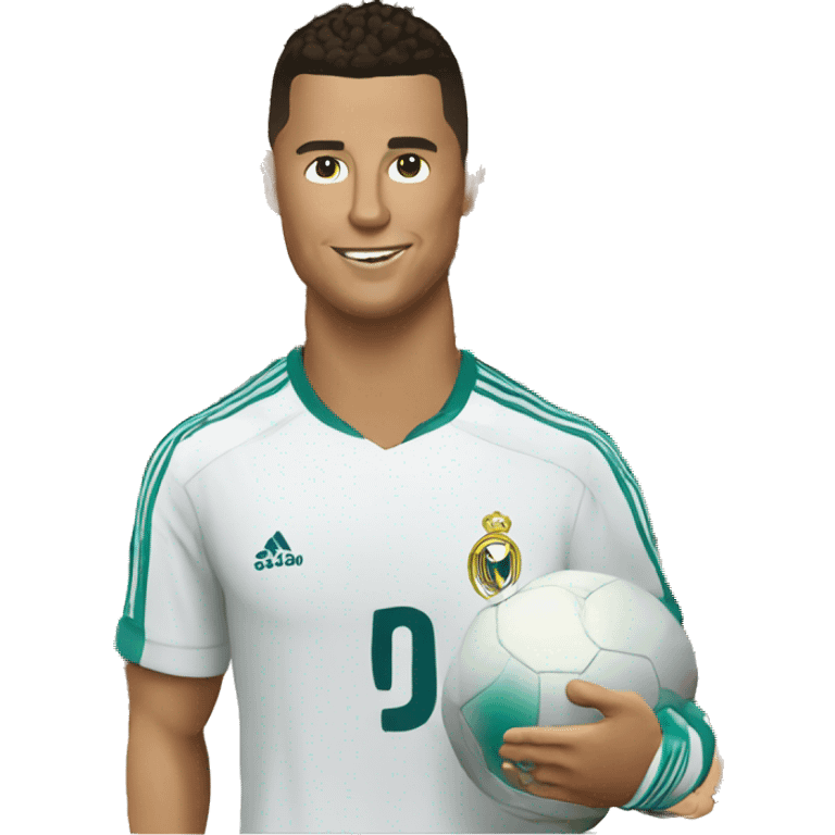 Ronaldo with euro emoji