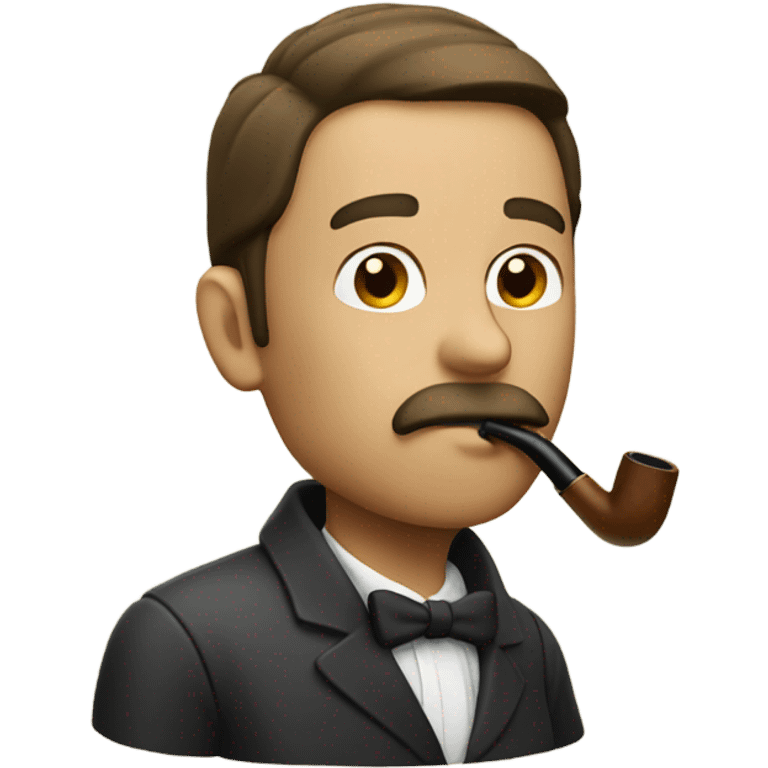 Person smoking pipe emoji