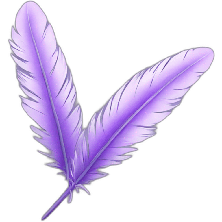 lilac feather emoji