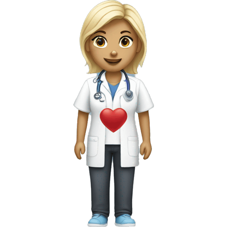 Cardiac sonographer emoji