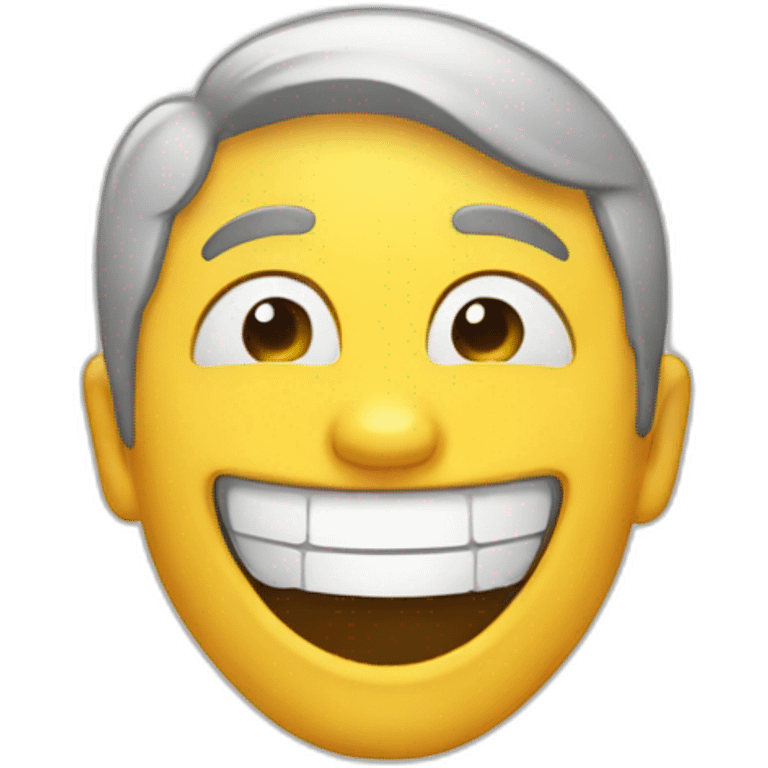 Laughing man emoji