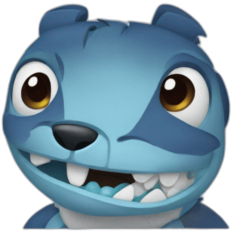 Stitch mad emoji