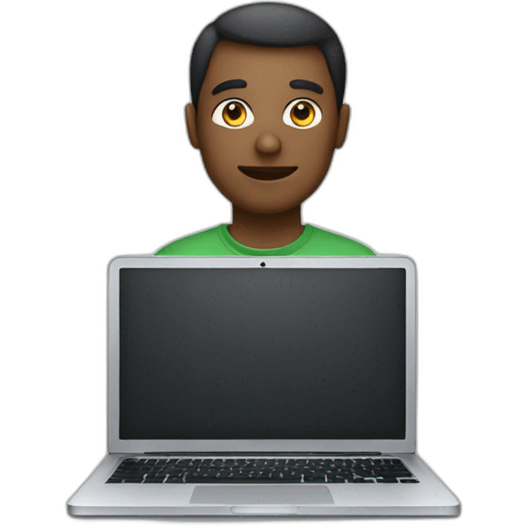 Programmers with MacBook  emoji