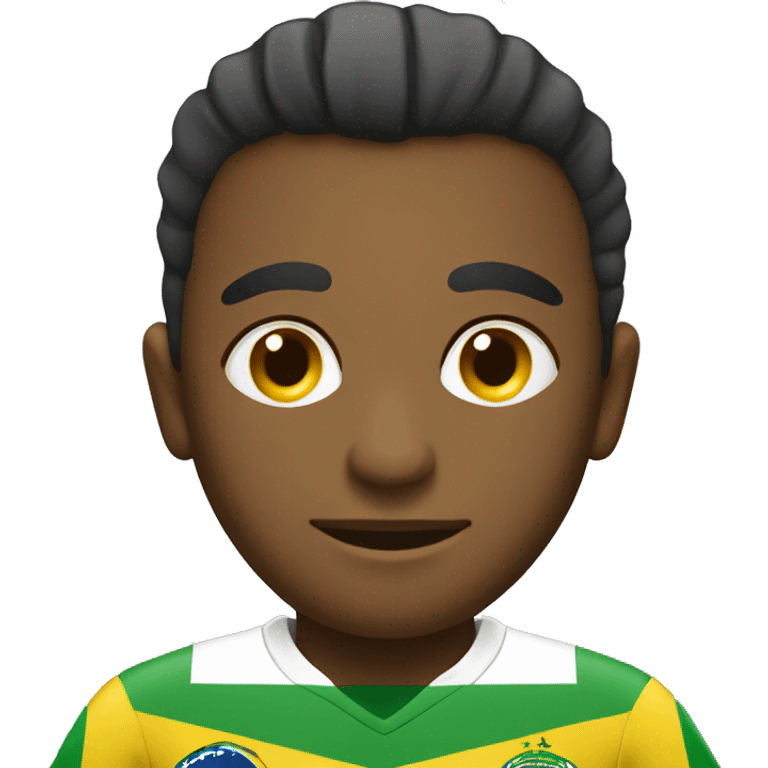 Brazilian soccer jersey emoji