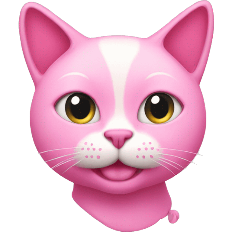 Pink cat emoji