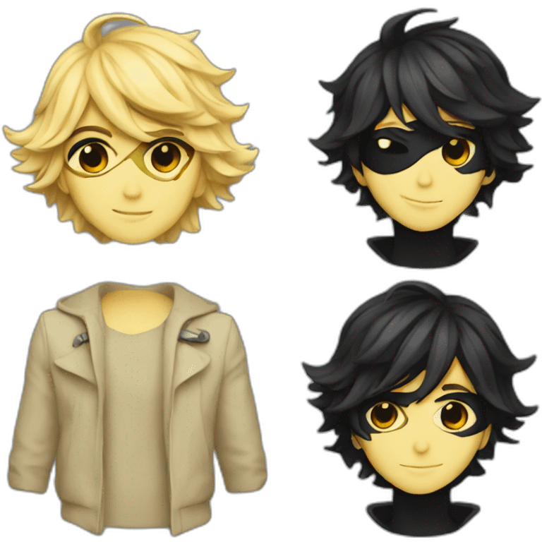 Chat noir miraculous emoji