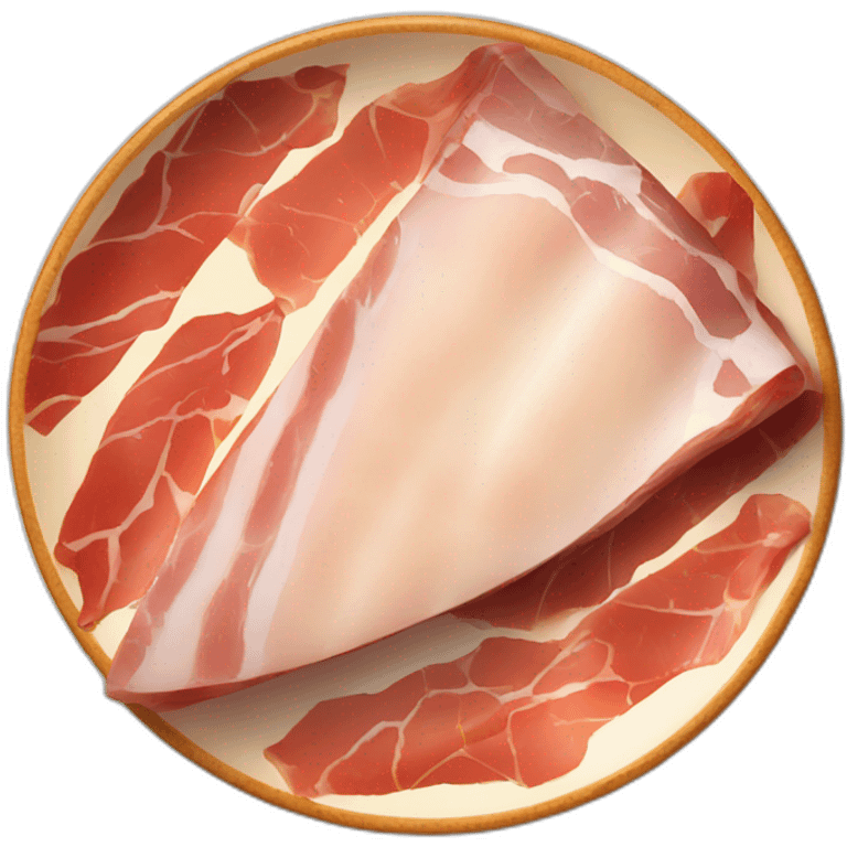 iberian ham plate emoji