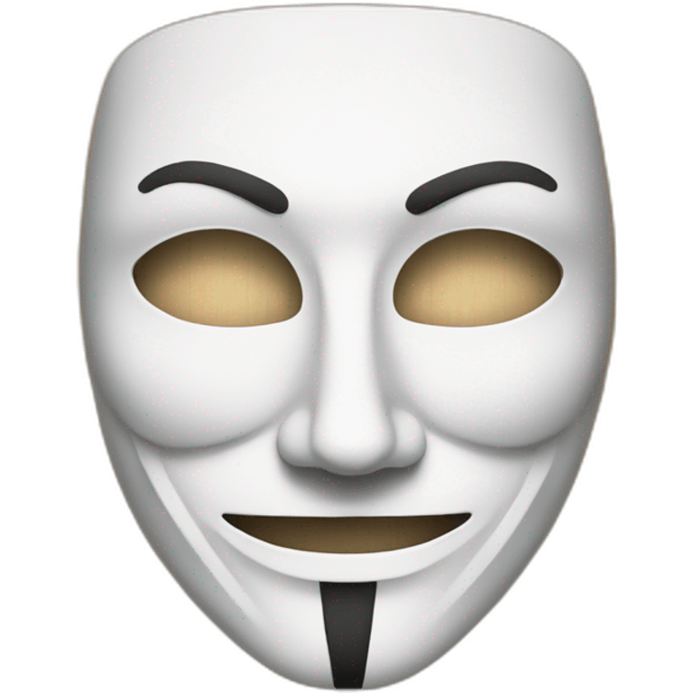 anonymous hackers mask emoji