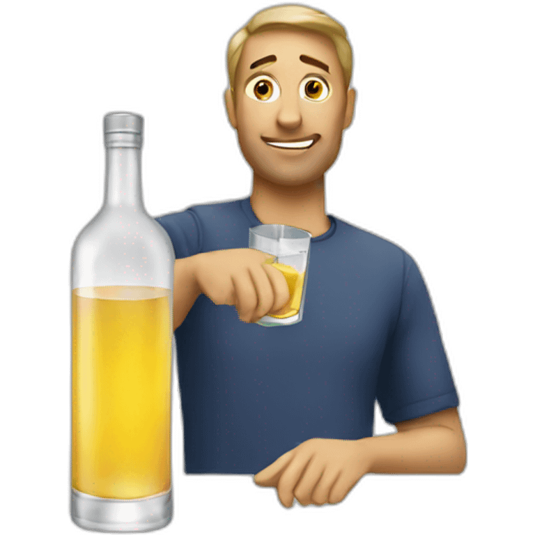 drinking vodka emoji