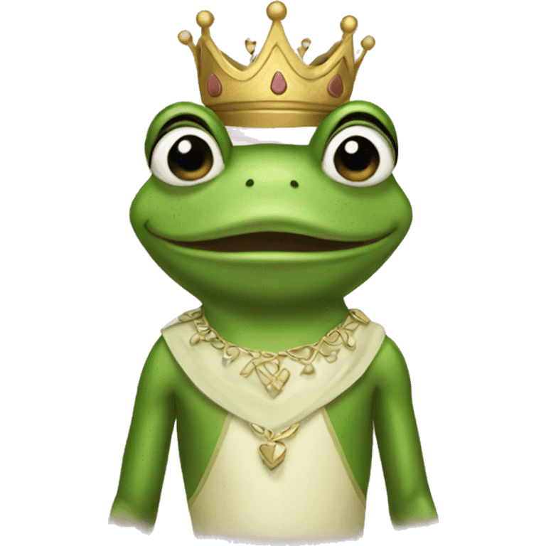 Frog princess  emoji