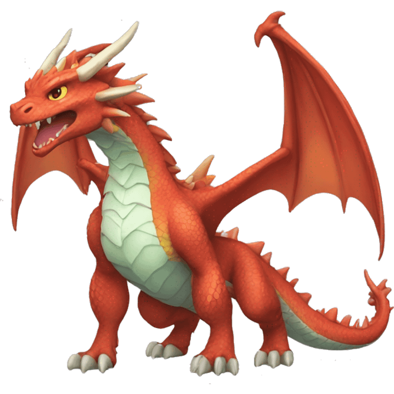 dragon-Fakémon full body emoji