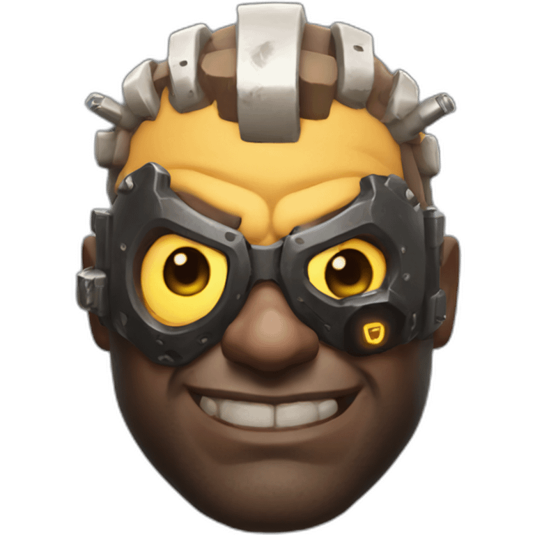 Overwatch's Roadhog emoji