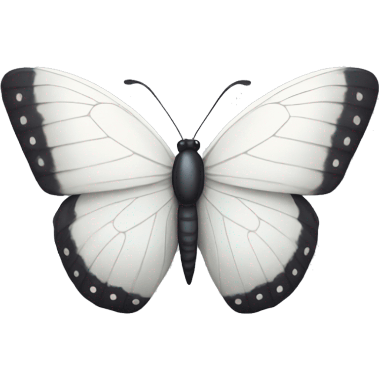 white butterfly emoji