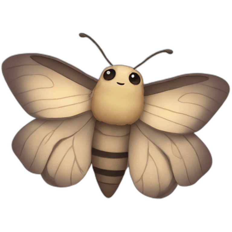 Cute Moth emoji