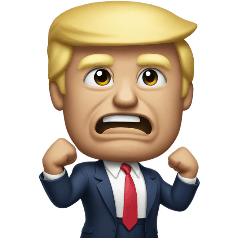 donald trump flexing emoji