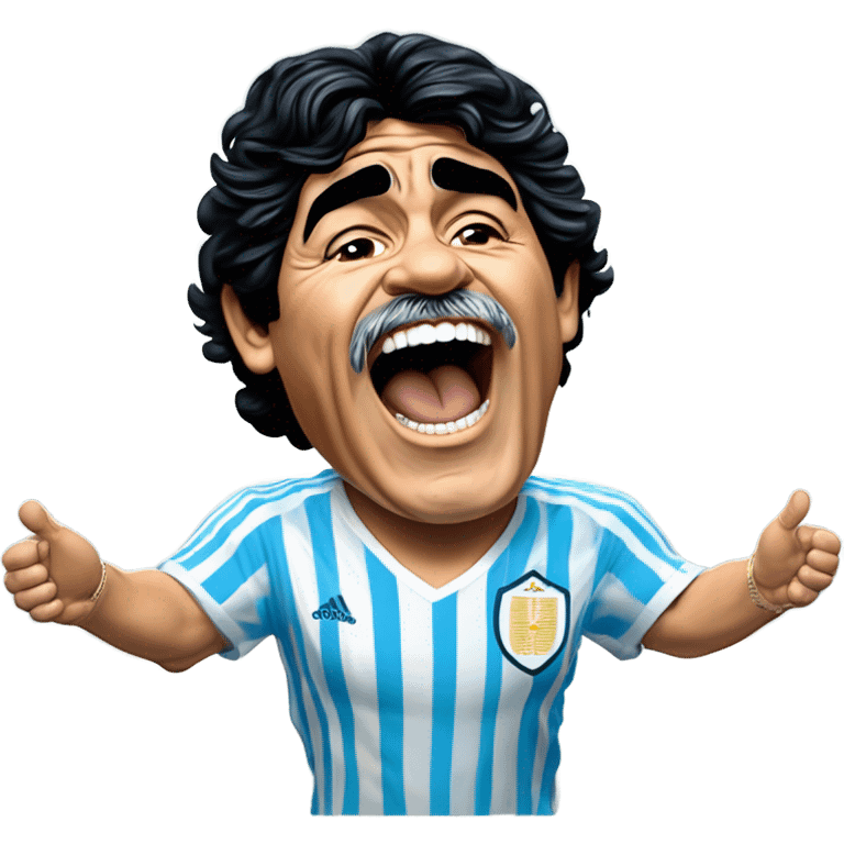 DIEGO MARADONA CON DIOS emoji