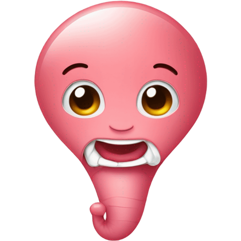 uterus cute with ovaries emoji