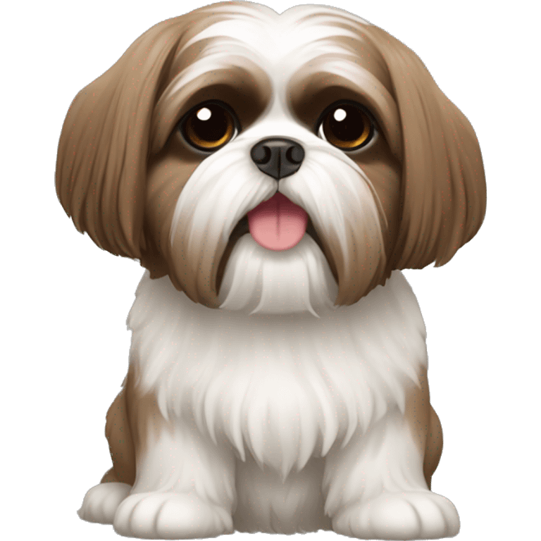 Brown liver shih tzu  emoji