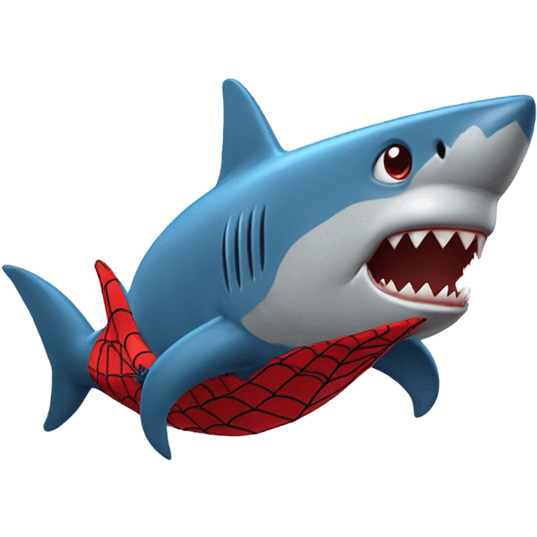 spiderman shark emoji