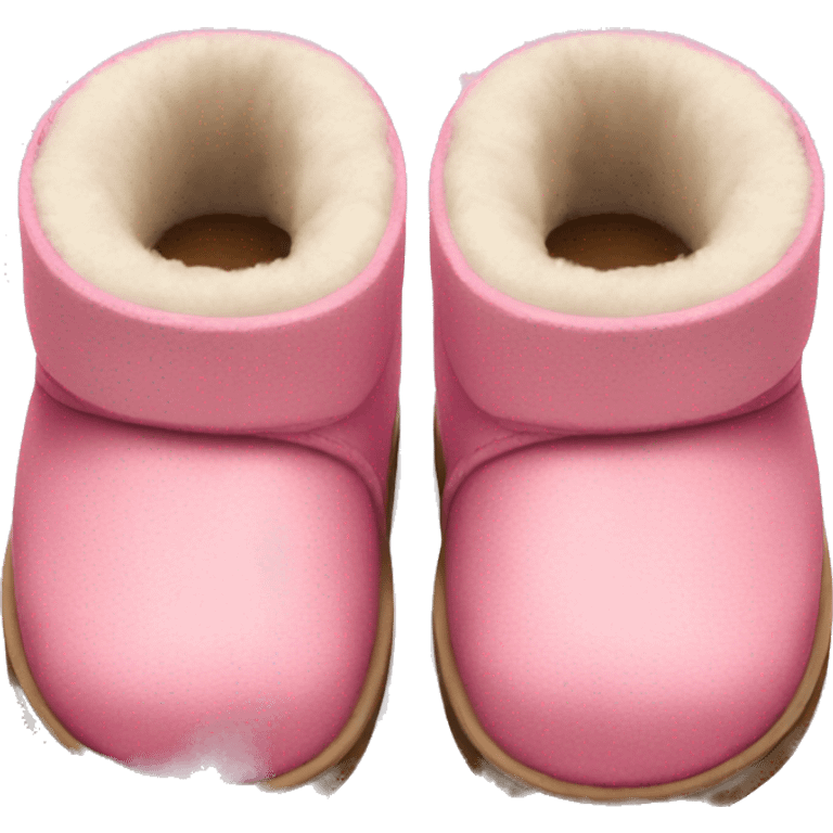 Pink UGG slippers emoji