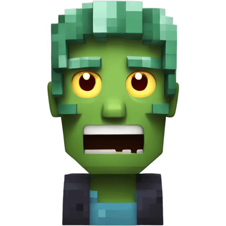 Zombie de Minecraft emoji