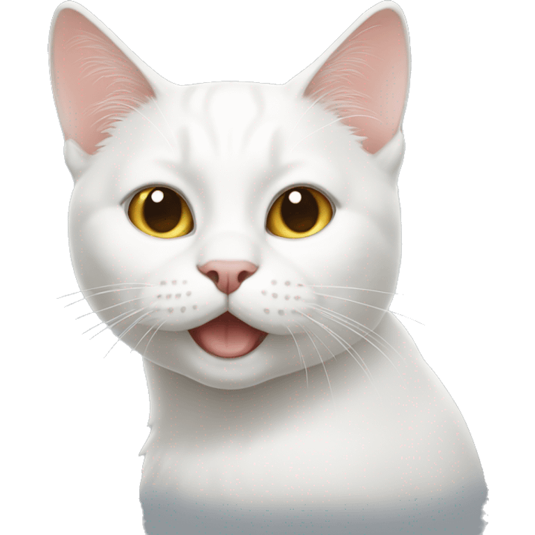 White cat emoji