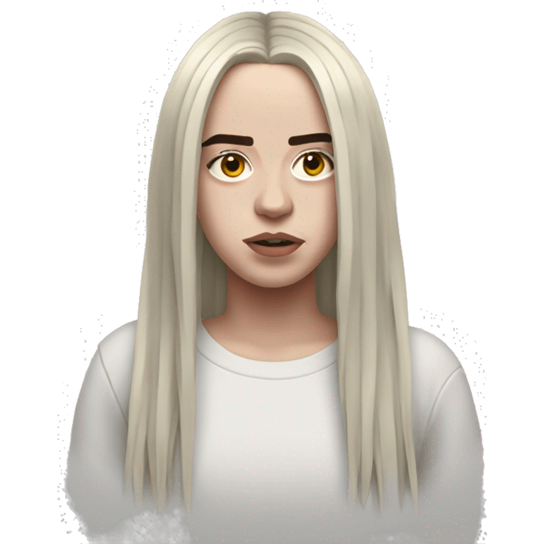 billie eilish red roots emoji